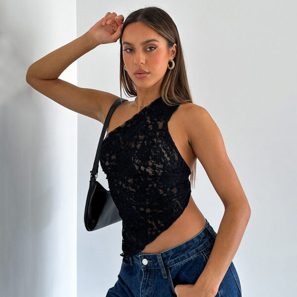 Lace Backless Summer Top - Image 3