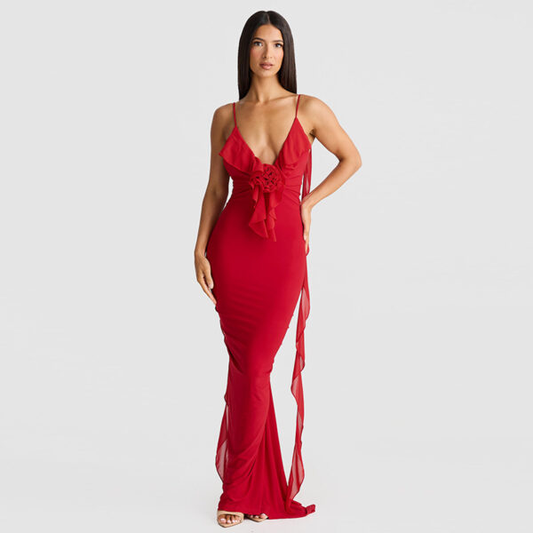 Women's Long Backless Dress - Image 7