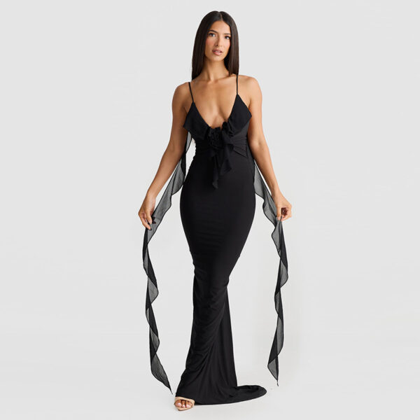 Women's Long Backless Dress