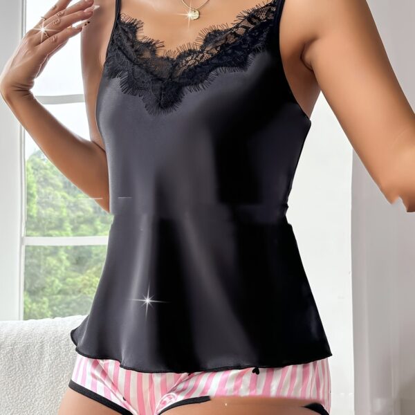 Sleep Top & Shorts Set - Image 2