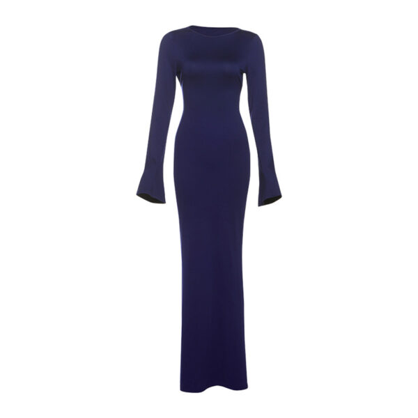 Backless Slim Fit Dress - Image 5