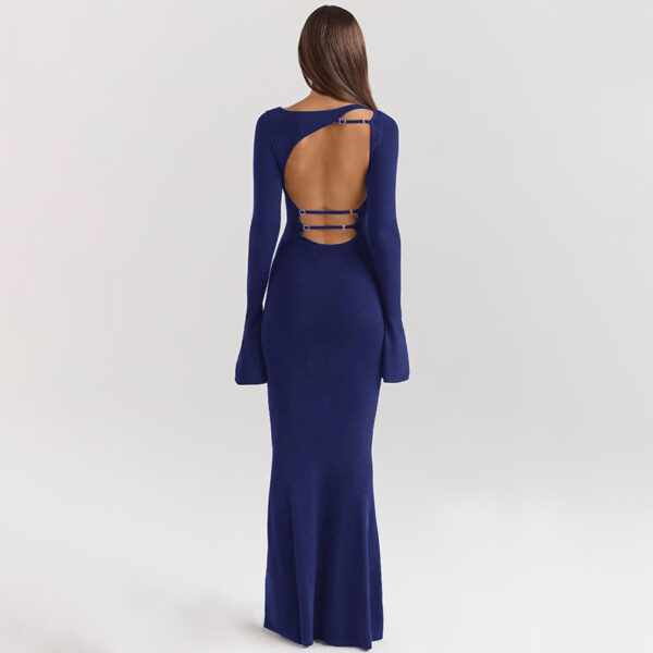 Backless Slim Fit Dress - Image 6