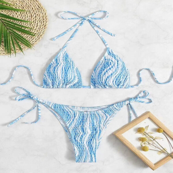 Rich Baby Blue Bikini Set