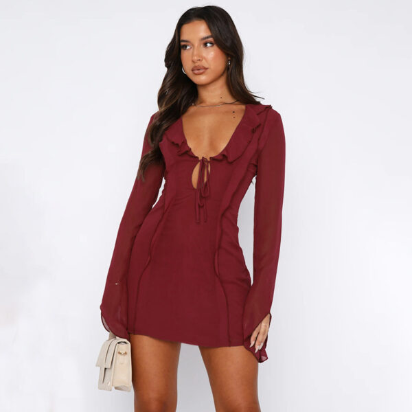 Ruffle Long Sleeve dress